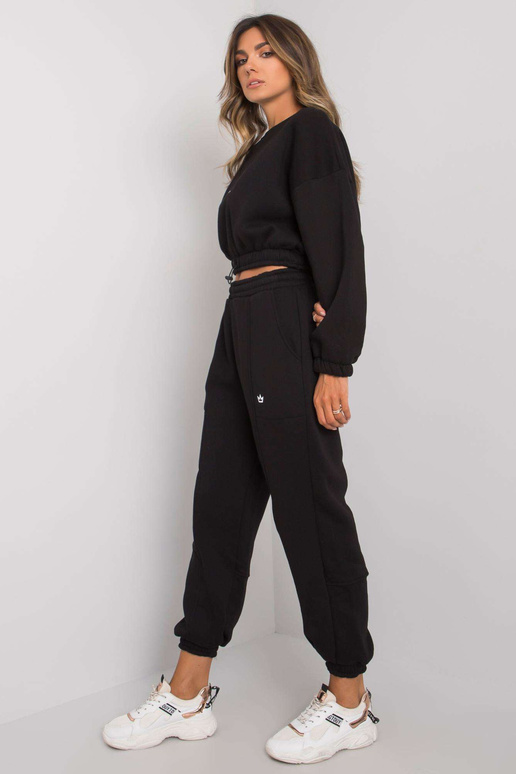 Černá souprava dvoudílné mikiny Maleah