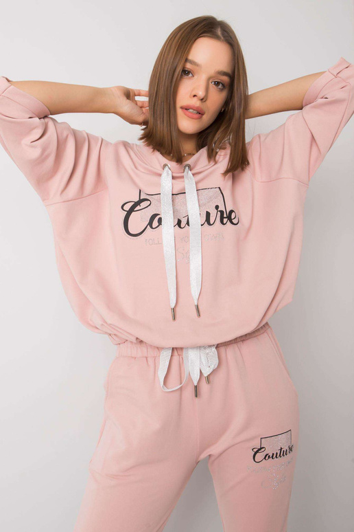 Špinavě růžová sada s aplikacemi...