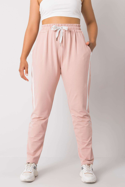 Tepláky Abelia Print Dirty Pink Plus...