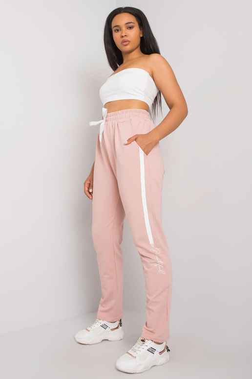 Tepláky Abelia Print Dirty Pink Plus...