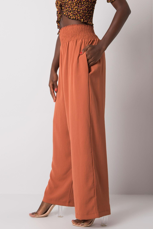 Světle hnědé široké kalhoty Lareen...