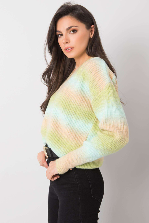 Zeleno-béžový ombre svetr Maritza RUE... Zeleno-béžový ombre svetr Maritza RUE...