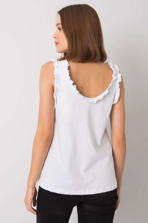 Top Sarai RUE PARIS s bílými volánky