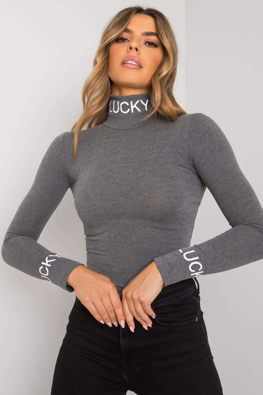 Tmavě šedá roláková halenka Fadila