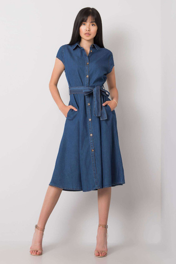 Tmavě modré šaty Rosaline...