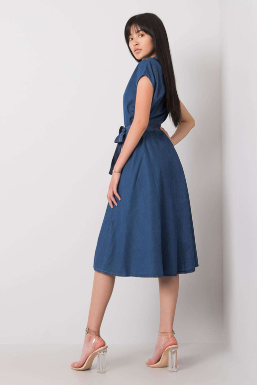 Tmavě modré šaty Rosaline RUE PARIS