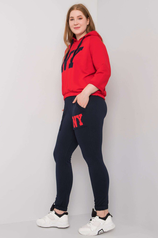 Červeno-námořnicky modrý ležérní set...