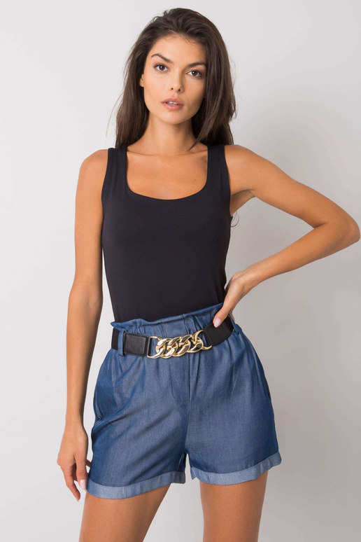 Tmavě modré kraťasy s proužkem Marella