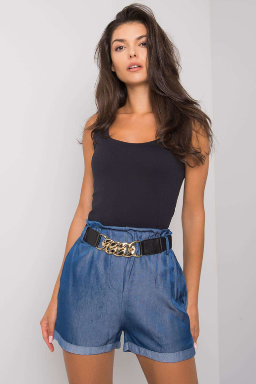 Tmavě modré kraťasy s proužkem Marella