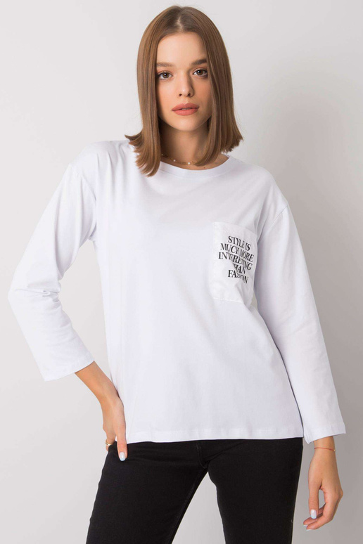 Bílá halenka s kapsou Tianna