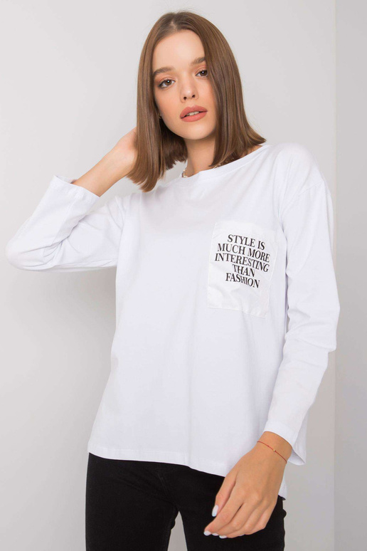 Bílá halenka s kapsou Tianna