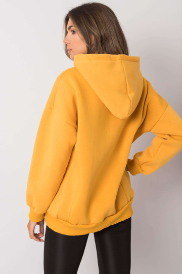 Hořčicová mikina s kapsami... 2