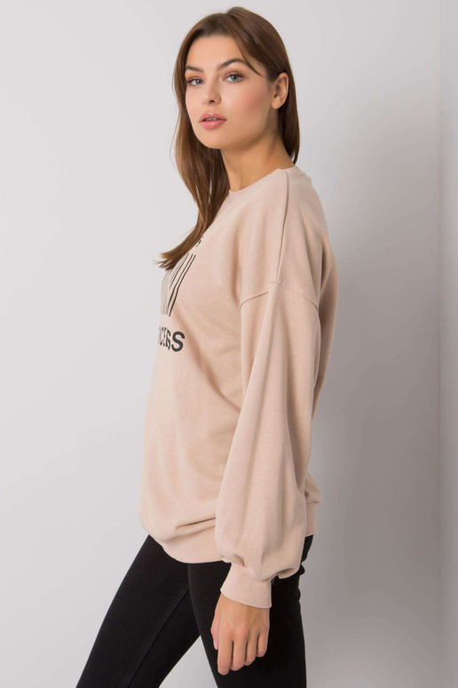 Béžová mikina s potiskem Basile