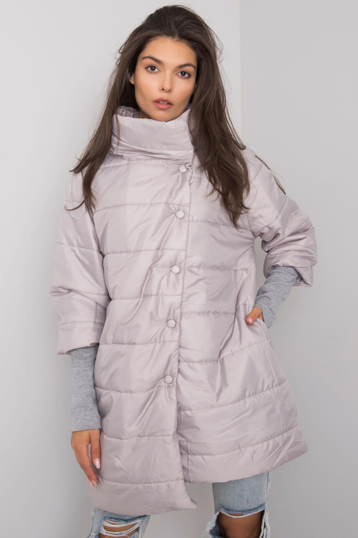 Šedá prošívaná bunda Carlota