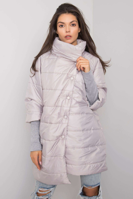 Šedá prošívaná bunda Carlota