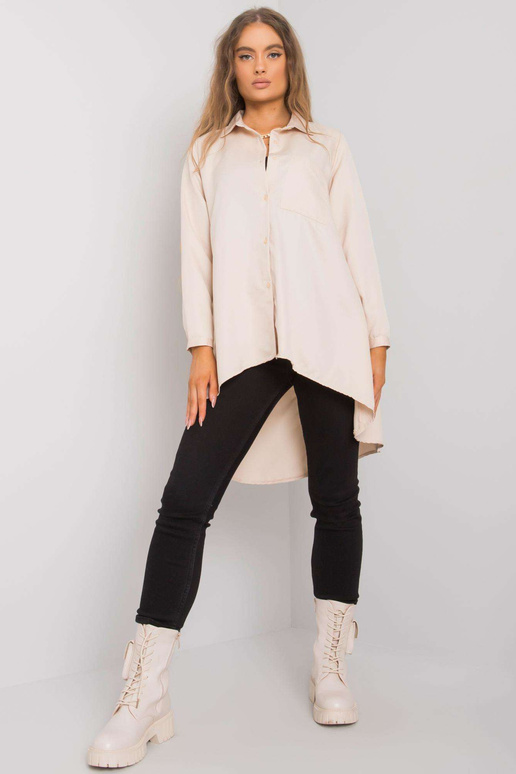 Béžová asymetrická košile Brinleigh