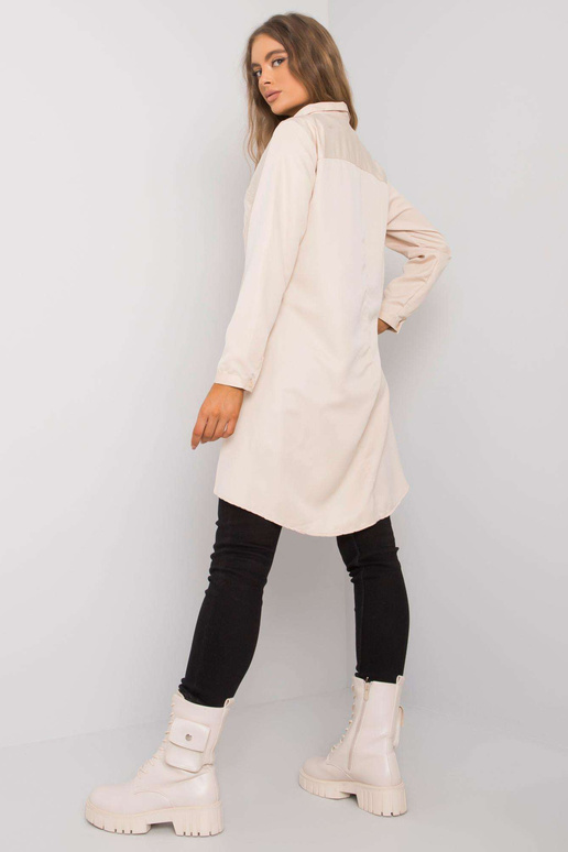 Béžová asymetrická košile Brinleigh