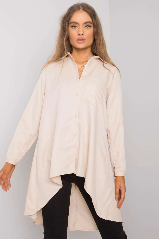 Béžová asymetrická košile Brinleigh