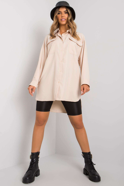 Edvinova dlouhá béžová košile