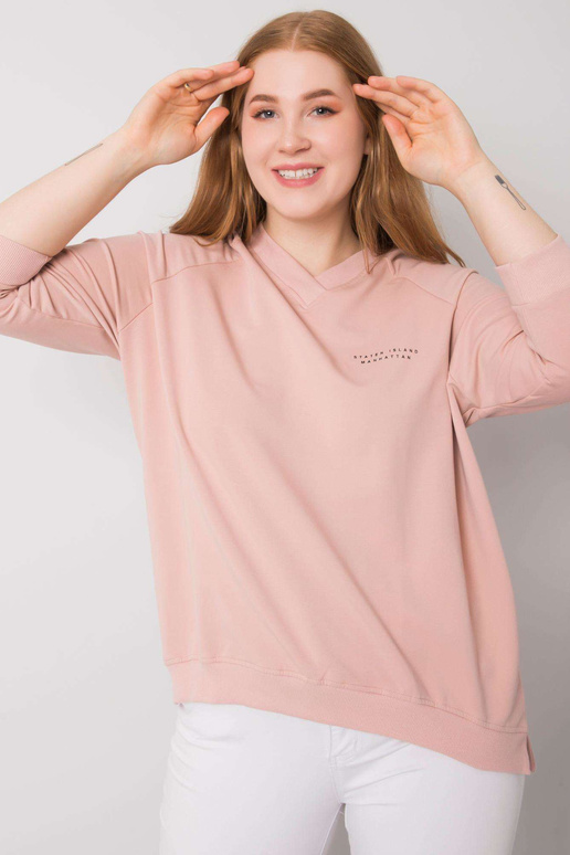 Bavlněná mikina Naenia Dirty Pink...