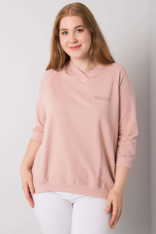 Bavlněná mikina Naenia Dirty Pink...