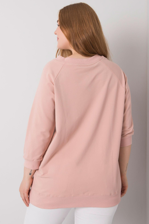 Bavlněná mikina Naenia Dirty Pink...