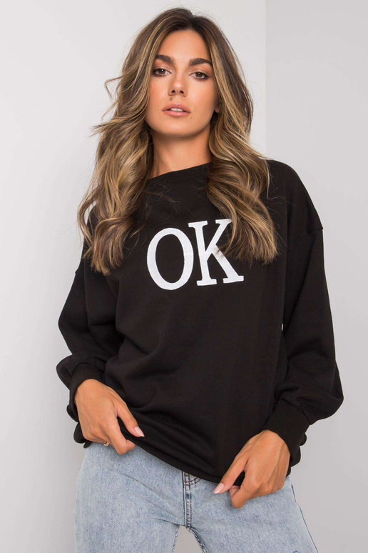 Angeline Černá mikina s kapucí