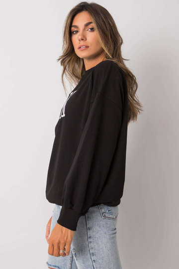 Angeline Černá mikina s kapucí 2