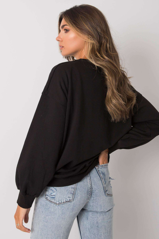 Angeline Černá mikina s kapucí