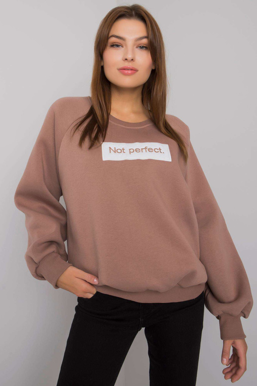 Tmavě béžová mikina s kapucí Jordy