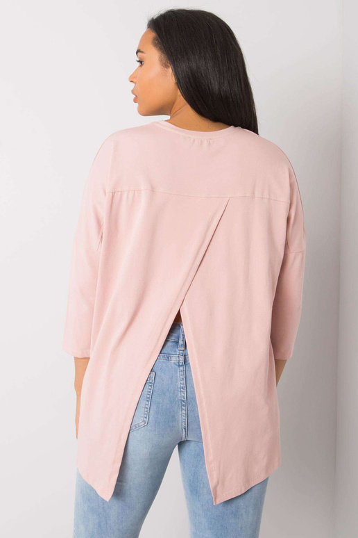 Špinavě růžová halenka plus size s...