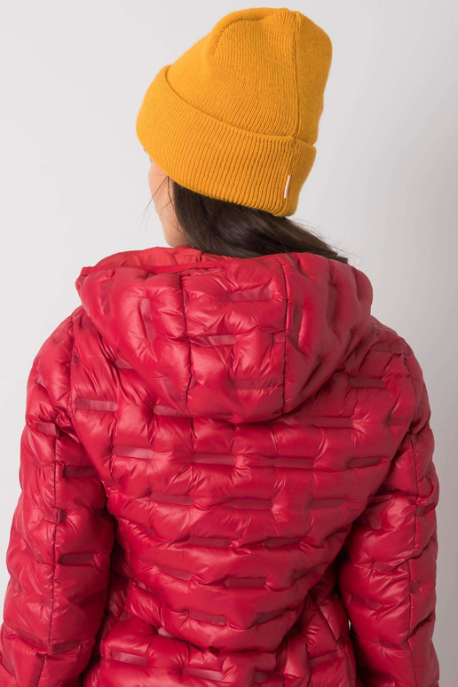 Tmavě žlutá čepice dámská čepice