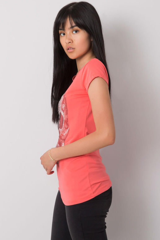 Korálové tričko s lebkou