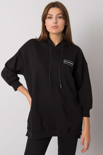 Černá mikina s kapsami...