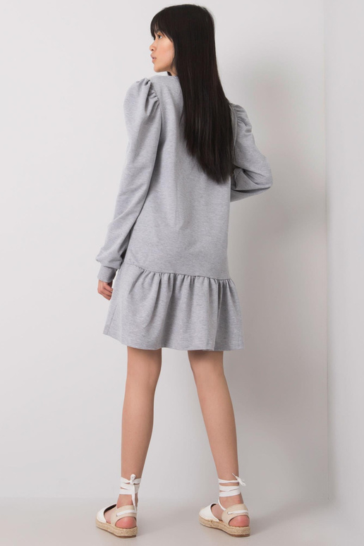 Šedá mikina Melange Neah Ruffle