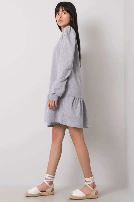 Šedá mikina Melange Neah Ruffle