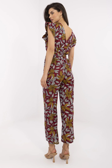 Vínová kombinéza se vzorem...