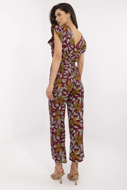 Vínová kombinéza se vzorem Casja Vínová kombinéza se vzorem Casja