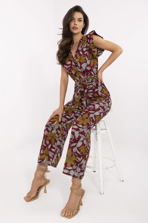 Vínová kombinéza se vzorem Casja Vínová kombinéza se vzorem Casja