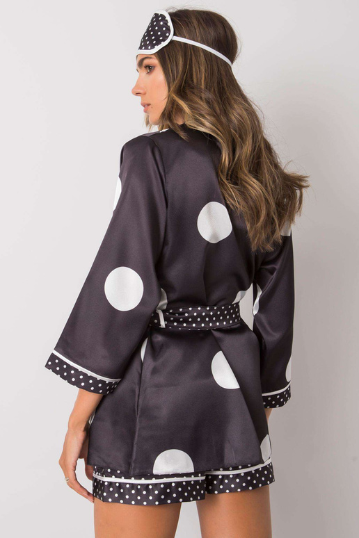 Černá dámská noční sada