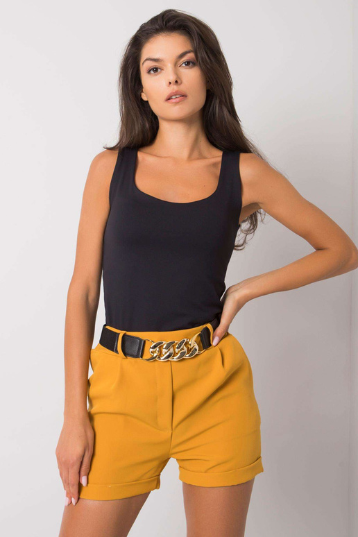 Šortky s Laurell hořčičným proužkem Šortky s Laurell hořčičným proužkem