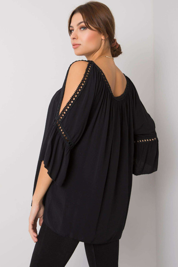 Černá viskózová halenka... 2