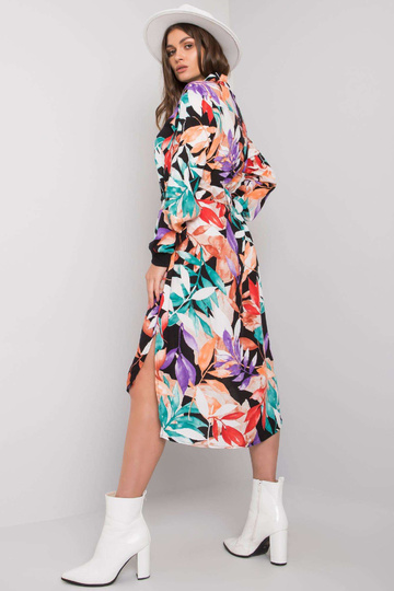 Černé šaty s páskem Nahia