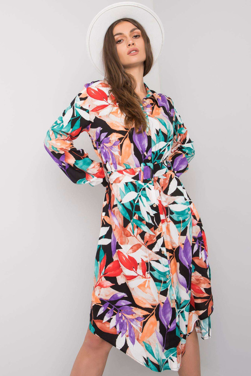 Černé šaty s páskem Nahia Černé šaty s páskem Nahia