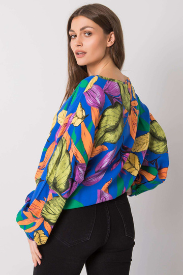 Modrá oversized halenka Ainara