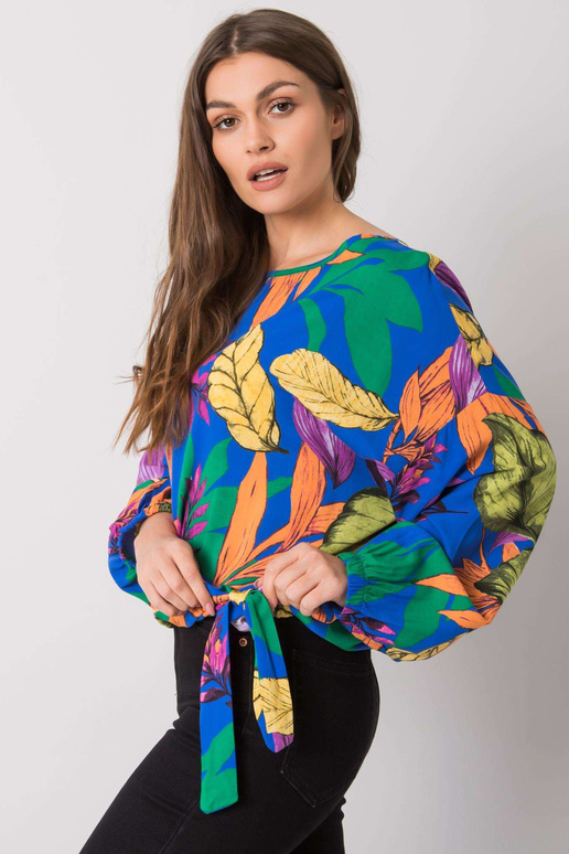 Modrá oversized halenka Ainara