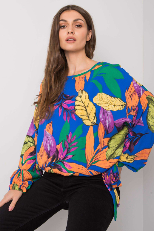 Modrá oversized halenka Ainara