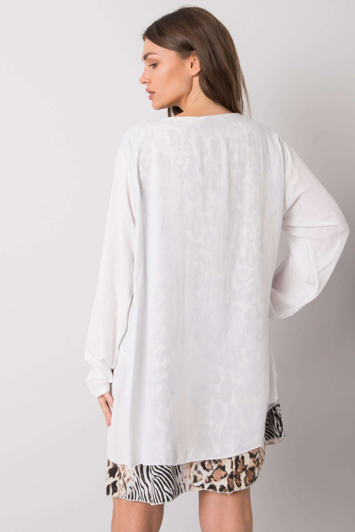 Bílé volné šaty Gracilyn