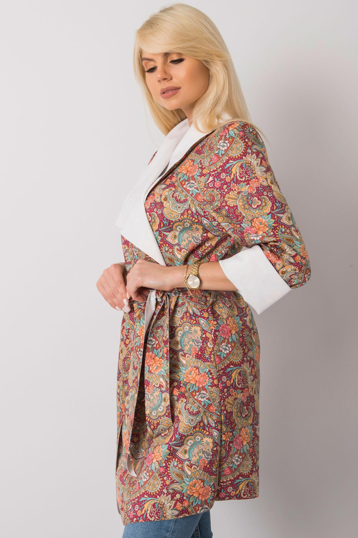 Dámský kabát Aggie se vzorem vínové... Dámský kabát Aggie se vzorem vínové...