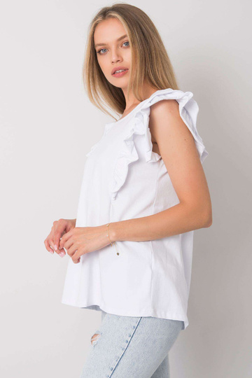 Bílá halenka s volánky... 2